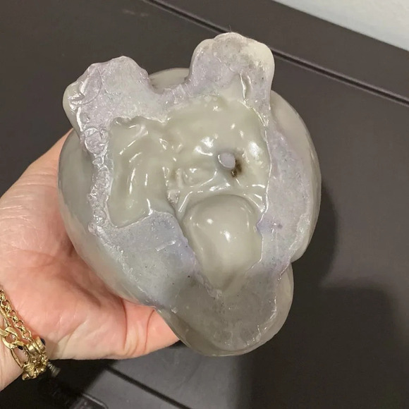 Owl custom made candle - Picture 3 of 4